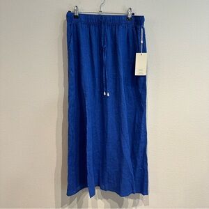NWT Joie High Slit Linen Blend Drawstring Waist Size‎ Medium